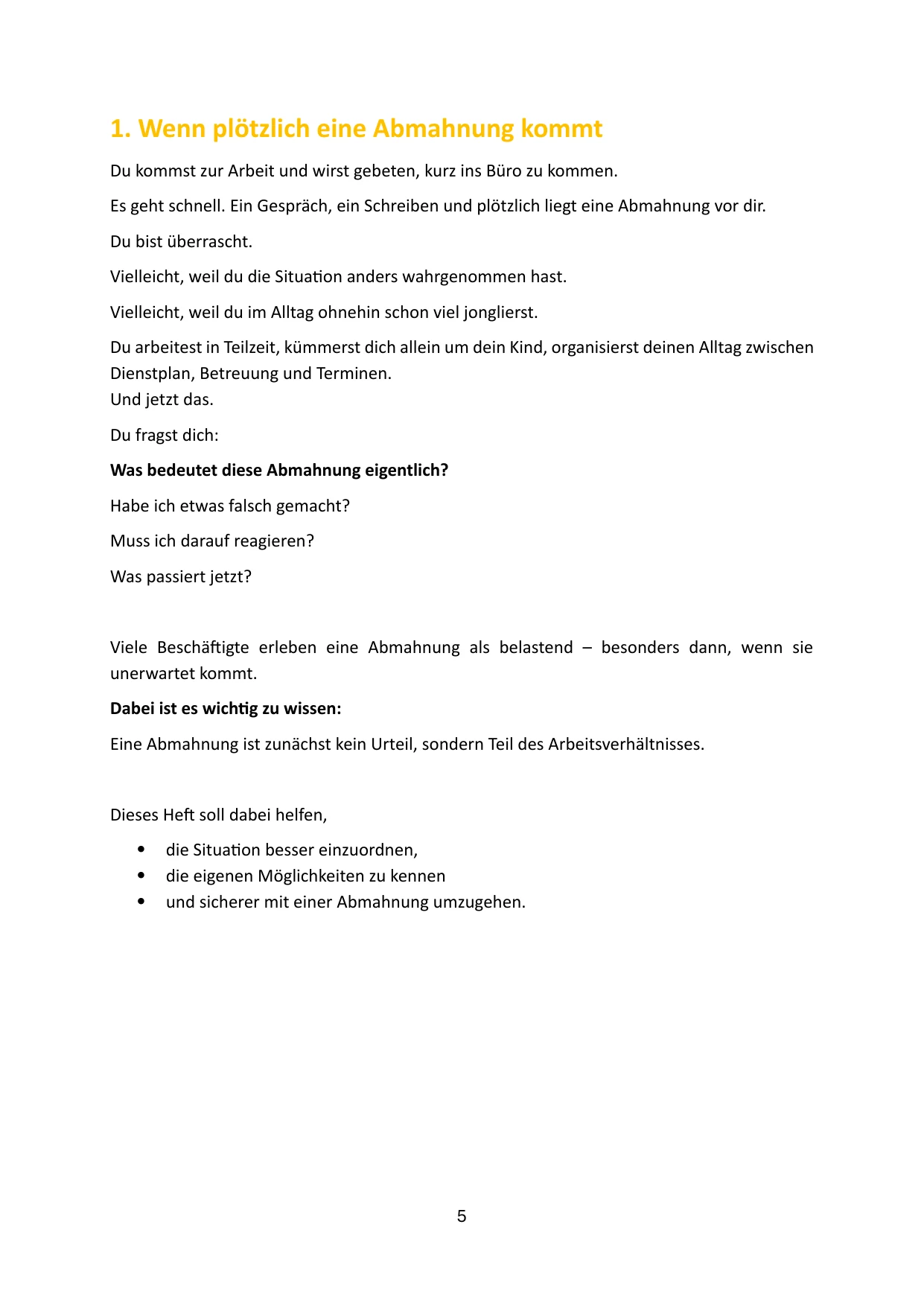Abmahnung: Was tun bei Kündigung und Arbeitsrecht? Infos der Kirchengewerkschaft