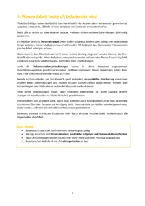 Text über Arbeitsrecht, Arbeitsorganisation und Gefährdungsbeurteilung