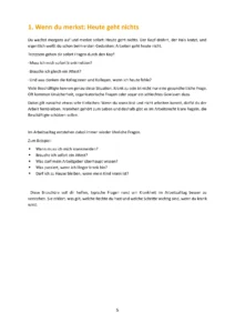 Text: Wenn du merkst: Heute geht nichts. Arbeitsrecht bei Krankheit.