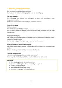 Text: Kündigung im Arbeitsrecht - Wichtige Informationen zur Kündigung