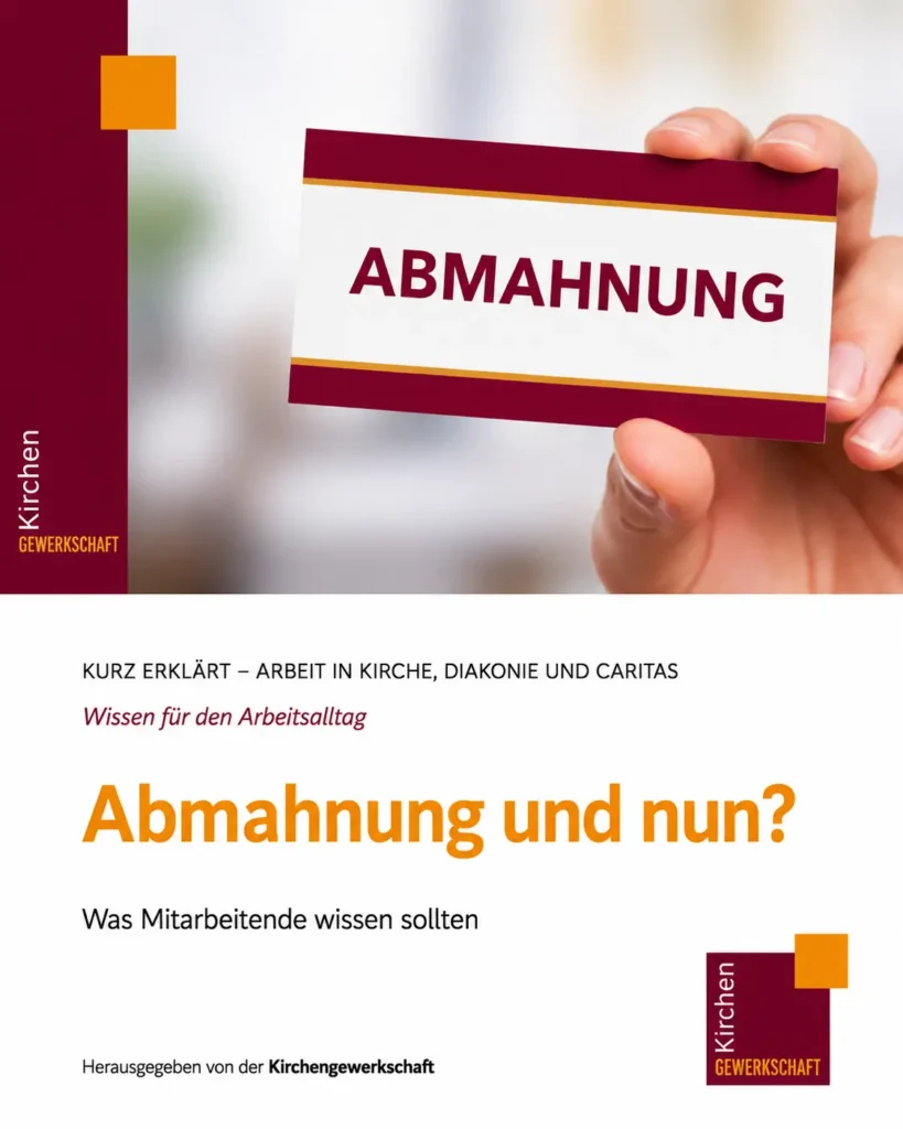 ABMAHNUNG: Wissen für den Arbeitsalltag in Kirche, Diakonie und Caritas